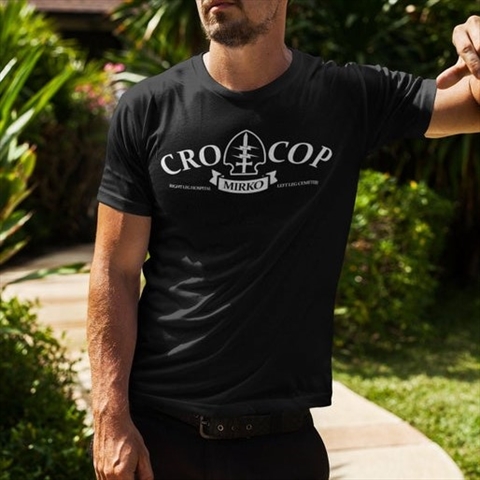 Mirko Cro Cop Classic MMA Fighter Wear Black Unisex T-Shirt