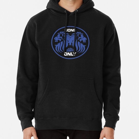 Lions Only Black Pullover Hoodie 