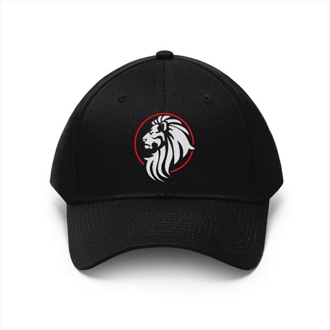 Lions Head Boxing MMA Black Unisex Twill Hat