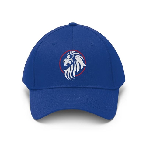 Lions Head Boxing MMA True Royal Unisex Twill Hat