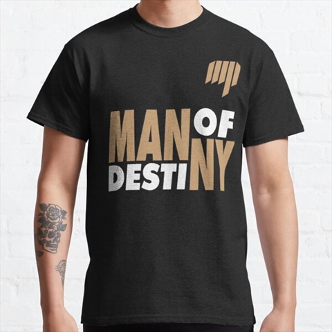 Manny Pacquiao Man of Destiny Black Classic T-Shirt 