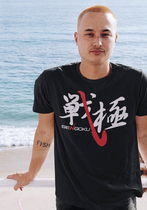 Sengoku Raiden Championship Graphic Black Unisex T-Shirt 
