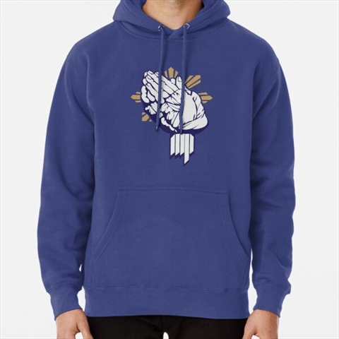 Praying Hand Manny Pacquiao Blue Pullover Hoodie 