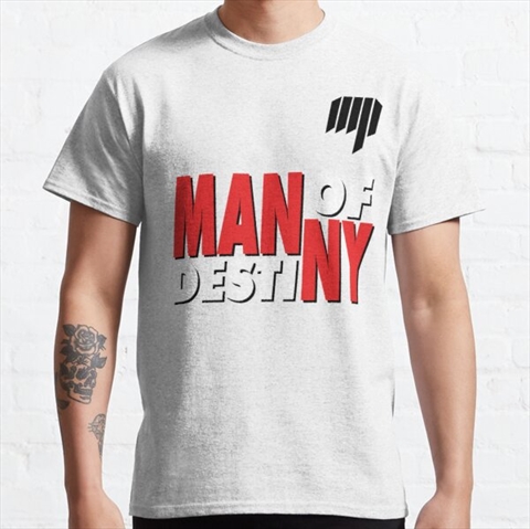 Manny Pacquiao Man of Destiny White Classic T-Shirt 