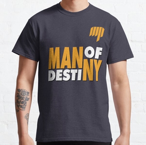 Manny Pacquiao Man of Destiny Navy Classic T-Shirt