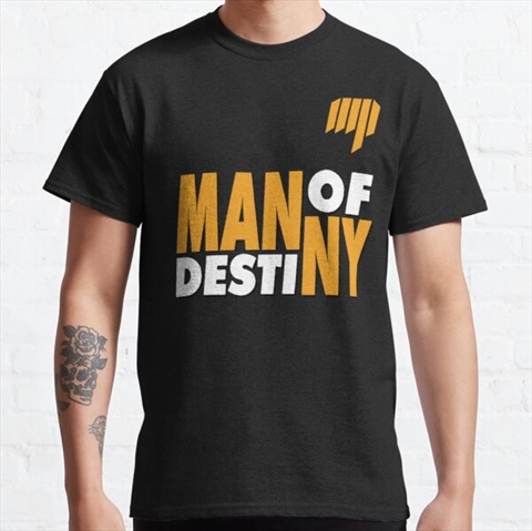 Manny Pacquiao Man of Destiny Black Classic T-Shirt 