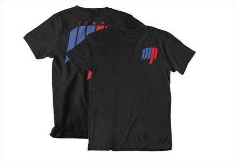 Team MP Manny Pacquiao Boxing Icon Front & Back Black Unisex T-Shirt