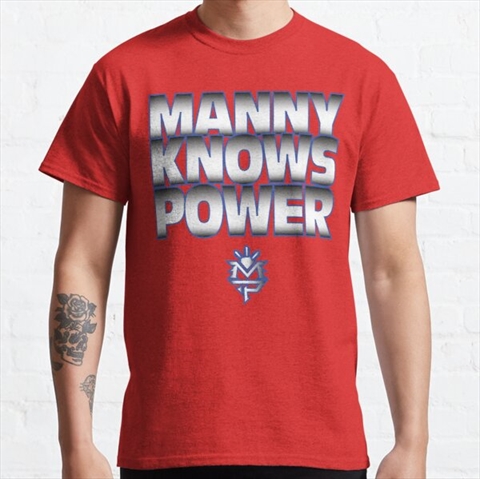 Manny Knows Power Red Classic T-Shirt 