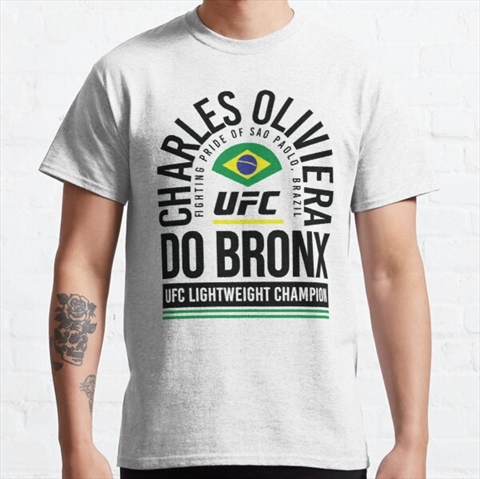 Charles Oliviera Do Bronx White Classic T-Shirt 