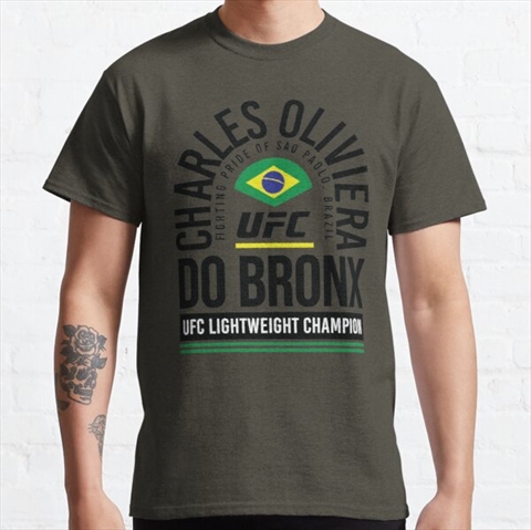 Charles Oliviera Do Bronx Army Classic T-Shirt