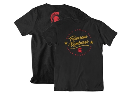George Kambosos Jr Team Ferocious Graphic Black Front & Back Unisex T-Shirt