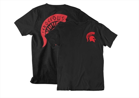 Team Ferocious Logo Graphic Fighter Wear George Kambosos Jr Black Front & Back Unisex T-Shirt