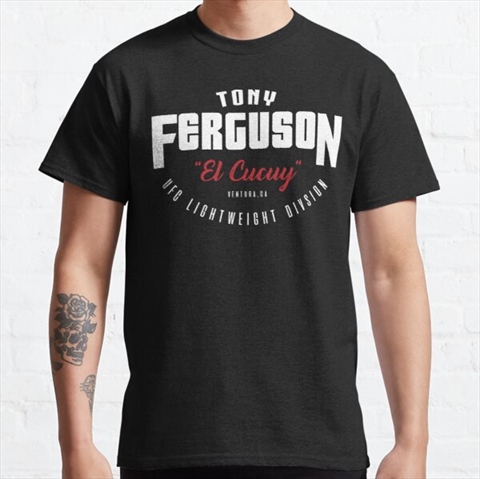 Tony Ferguson Black Classic T-Shirt