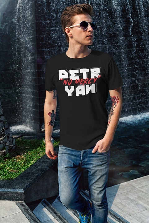 Petr No Mercy Yan Graphic Fighter Wear Black Unisex T-Shirt