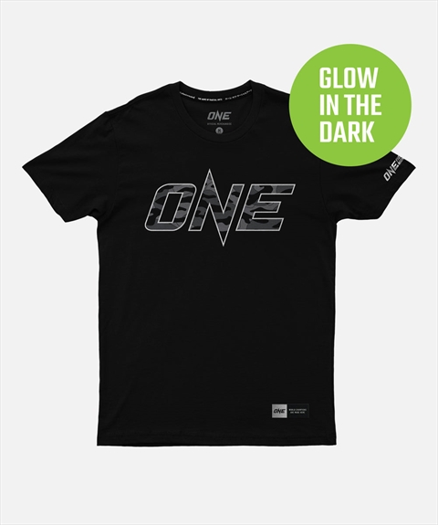 ONE Camo Logo Tee (Black)