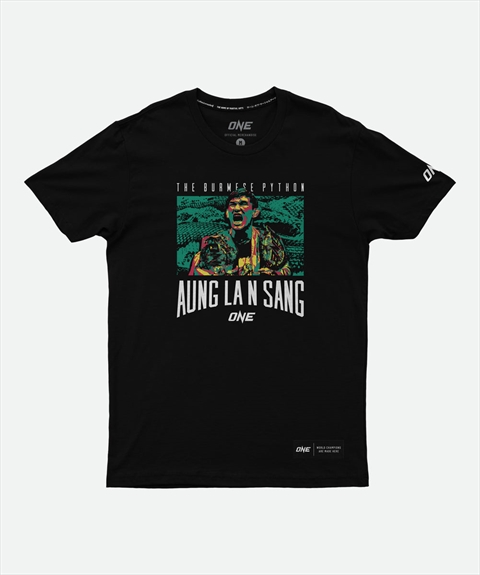 Aung La N Sang The Burmese Python Black Shirt