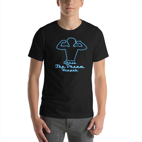 Chase Hooper The Dream Men's T-Shirt, BlueNeon Logo