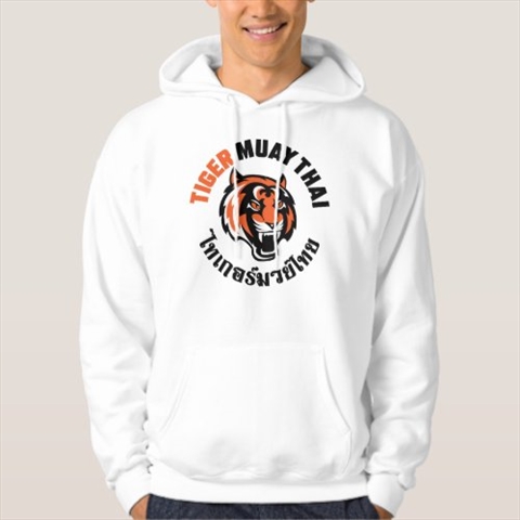 Tiger Muay Thai White Hoodie