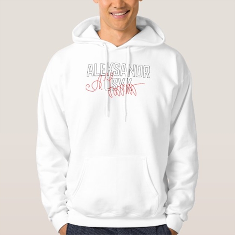 Aleksandr Usyk Boxing White Hoodie