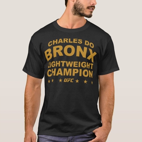 Charles do Bronx Oliveira Black T-Shirt