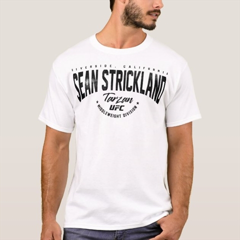 Sean Strickland Tarzan UFC White T-Shirt