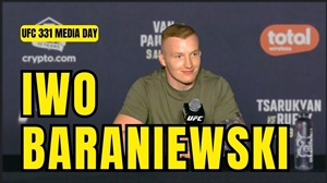 Iwo Baraniewski Talks Menifield Fight At UFC 311 Media Day ?? #ufc