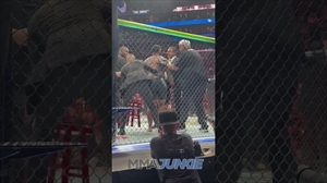 UFC 331 cageside view: Gable Steveson KO'd in 12 seconds
