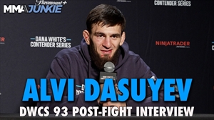 Alvi Dasuyev upset he didn't show all he wanted on way to earning UFC contract