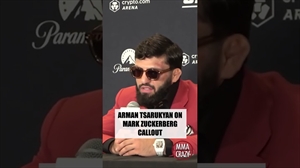 Arman Tsarukyan talks about his callout of Mark Zuckerberg after his KO win over Mauricio Ruffy #ufc