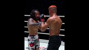 What a statement ?? Enkh-Orgil Baatarkhuu brought the pressure against Fabricio Andrade!