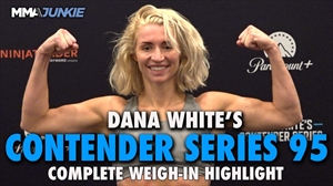 Dana White's Contender Series 95 weigh-in highlight