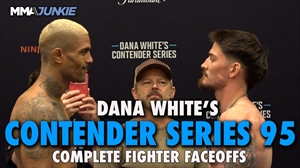 Dana White's Contender Series 95 full card faceoffs