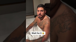 Alex Pereira sleeping with his UFC belts ?? (via alexpoatanpereira/IG)