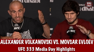 UFC 333: Alexander Volkanovski & Movsar Evloev Media Day Highlights
