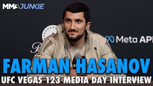 Farman Hasanov teases exciting encore after 17-takedown debut win | UFC Vegas 123