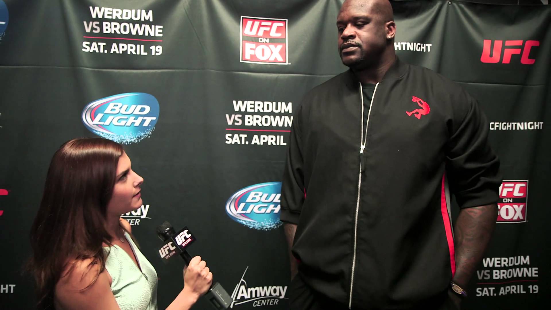 UFC on FOX 11: Shaquille O'Neal Interview MMA Video