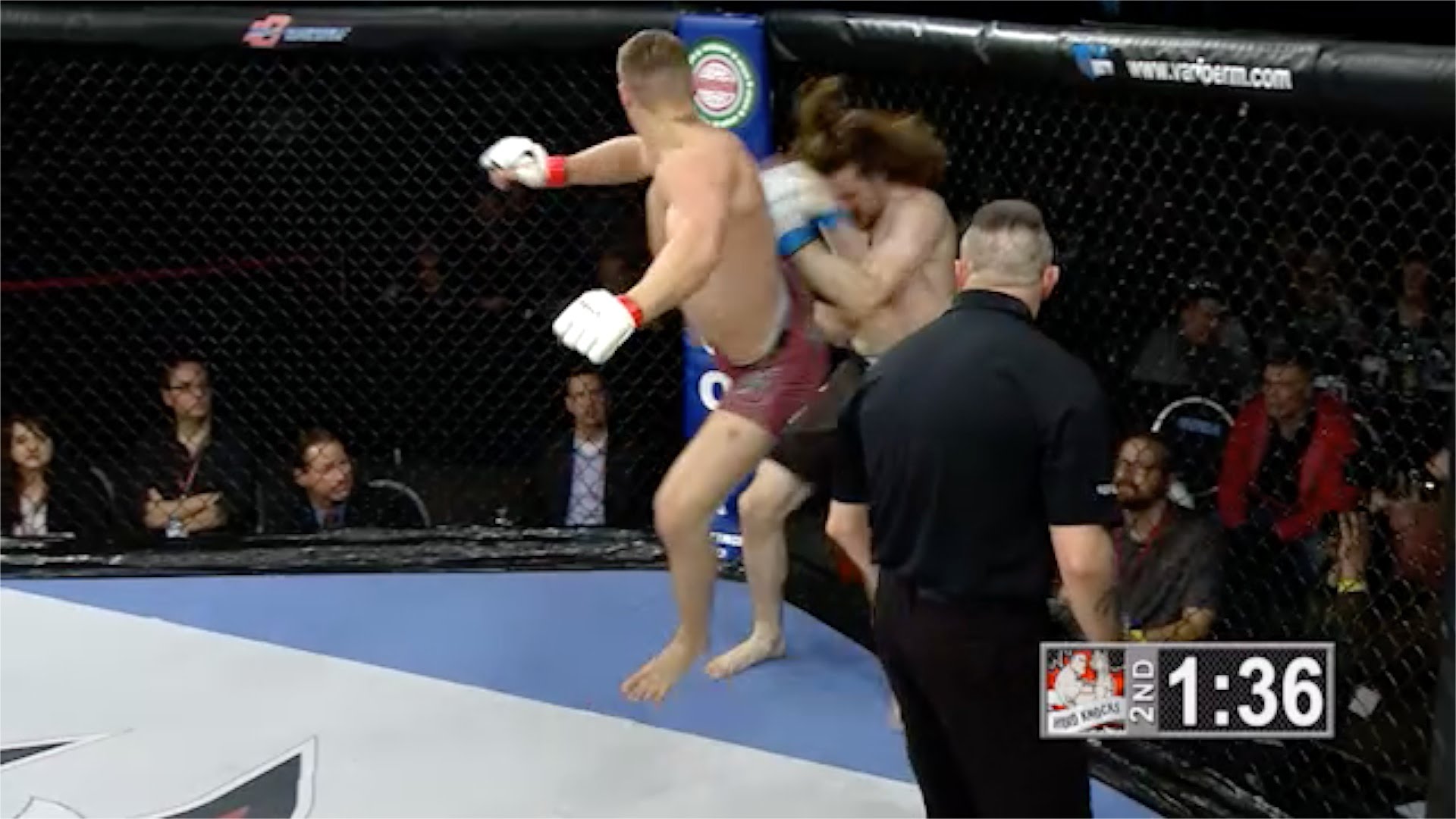 Riley Pequin Bombs Devon Tordoff to the ground Full Fight MMA Video