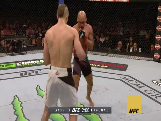 Robbie Lawler vs Rory MacDonald Full Fight UFC 189 Round 2 MMA Video