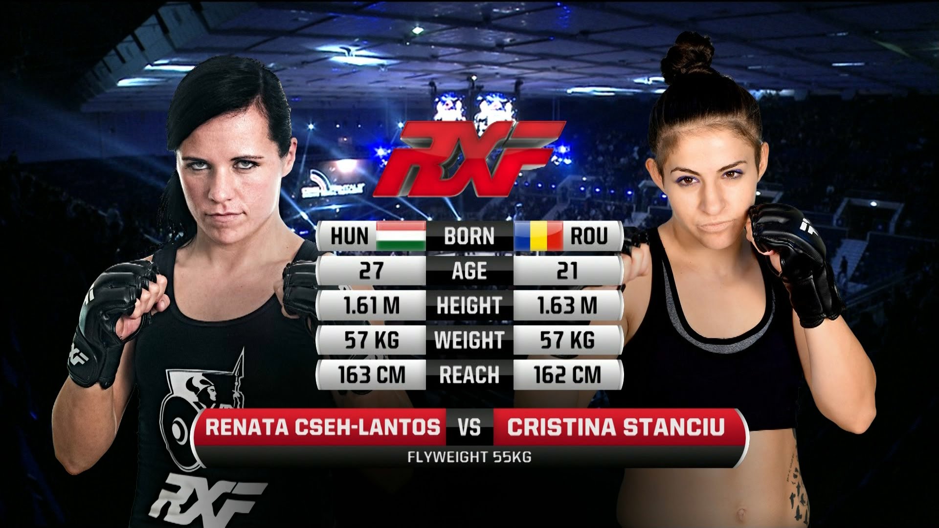 Highlight RXF 21: Renata Cseh Lantos vs Cristina Stanciu Full Fight...1920 x 1080