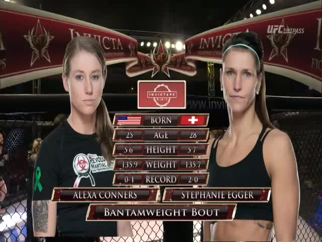 Alexa Conners vs. Stephanie Egger Invicta FC 20 Full Fight MMA Video