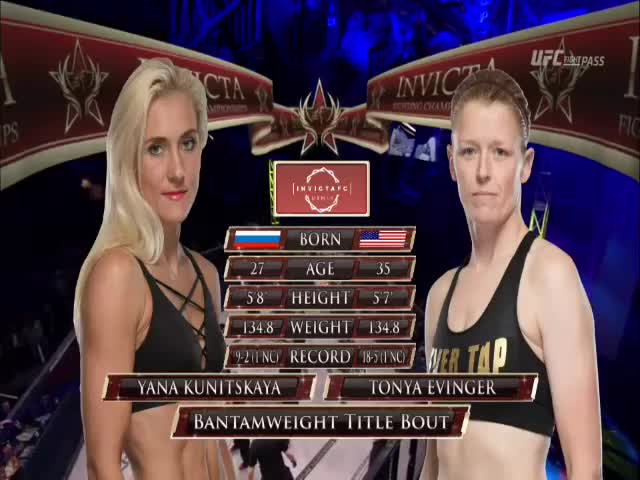 Yana Kunitskaya vs. Tonya Evinger Invicta FC 22 Full Fight MMA Video