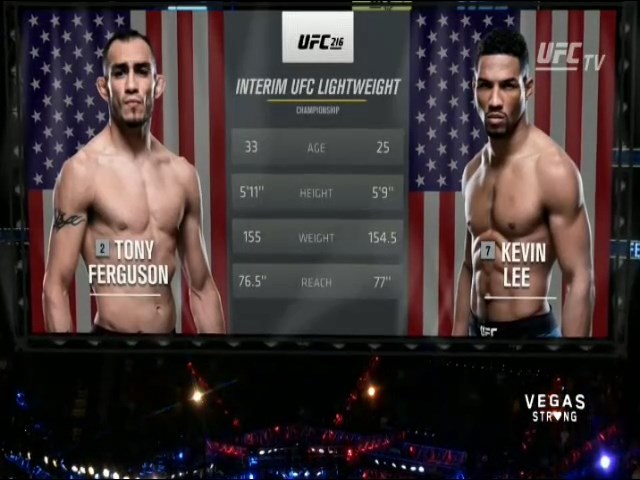 Tony Ferguson vs Kevin Lee Full Fight UFC 216 Replay Part 1 MMA Video