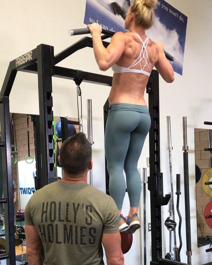 Holly Holm IG Post - "What do you do for strength training?" 