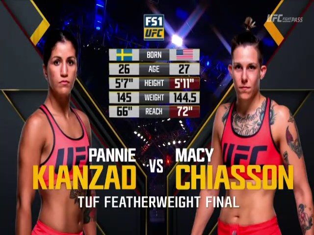 Pannie Kianzad vs. Macy Chiasson Full Fight TUF 28 Finale MMA Video