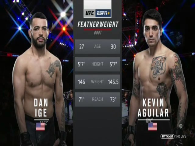 Dan Ige vs Kevin Aguilar Full Fight UFC Fight Night 154 Part 1 MMA ...