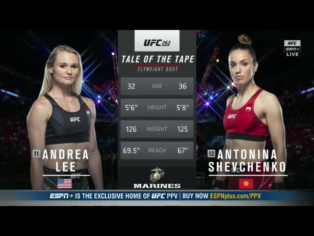Andrea Lee vs Antonina Shevchenko Full Fight UFC 262 Part 1 MMA Video