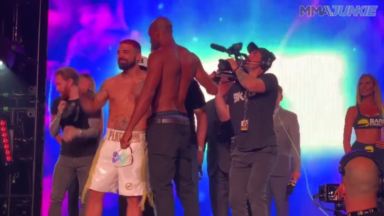 Mike Perry Clips Mike Perry vs Michael Page Final Faceoff For BKFC 27 Headliner
