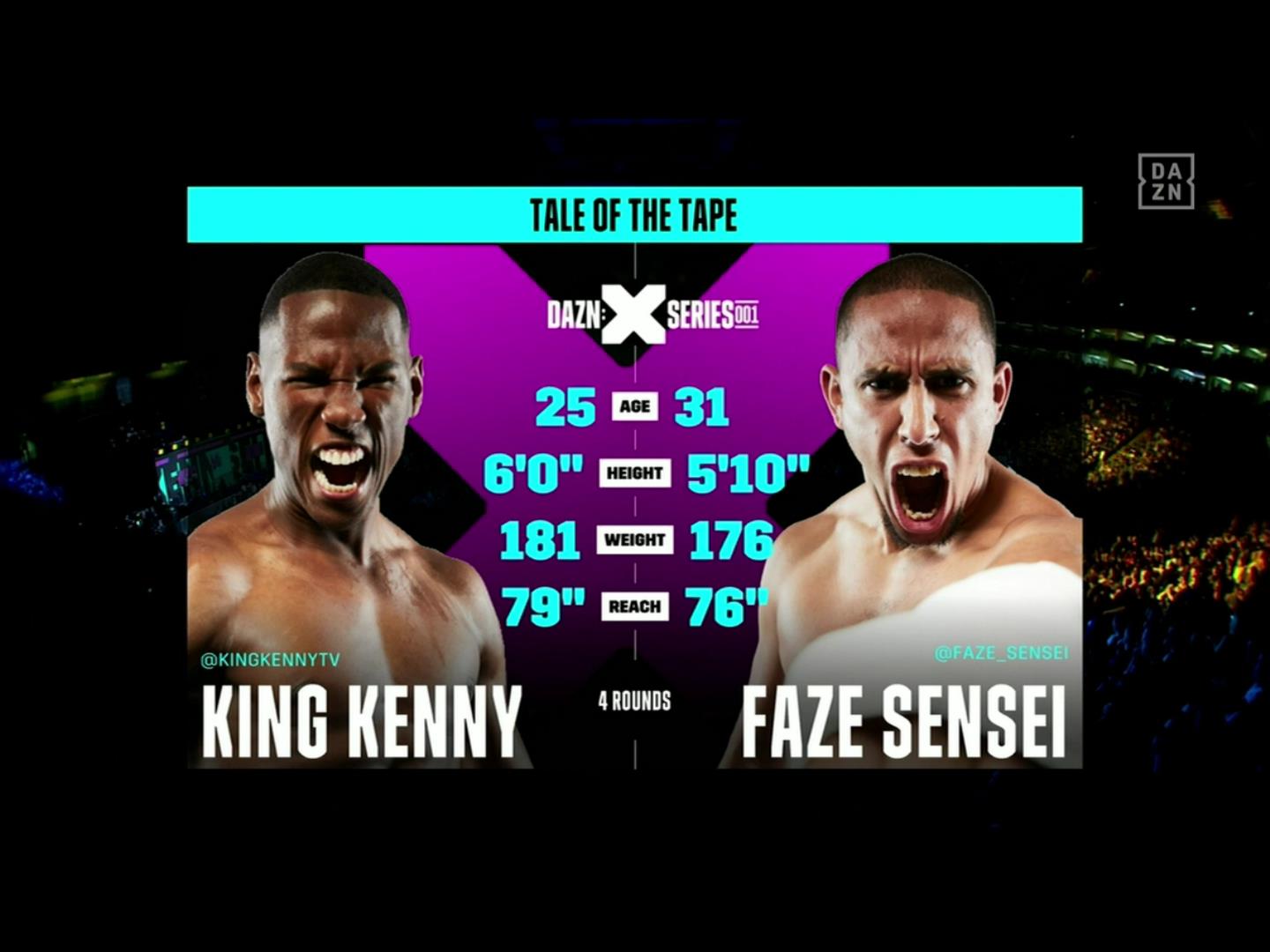 King Kenny Vs Faze Temperrr Full Fight King Kenny vs. Faze Sensei Full Fight X Series 001 Part A MMA Video
