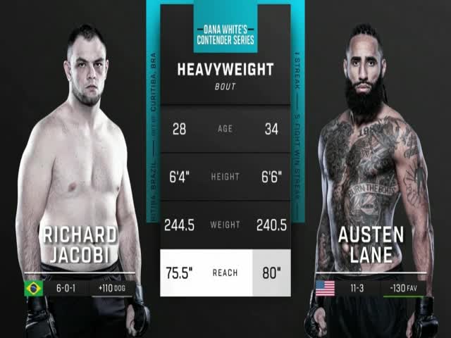 Richard Jacobi Vs Austen Lane Full Fight Dwcs Season 6 Week 9 Part