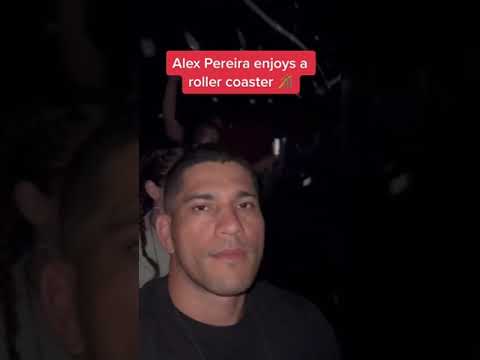 Alex Pereira loves a good rollercoaster shorts MMA Video